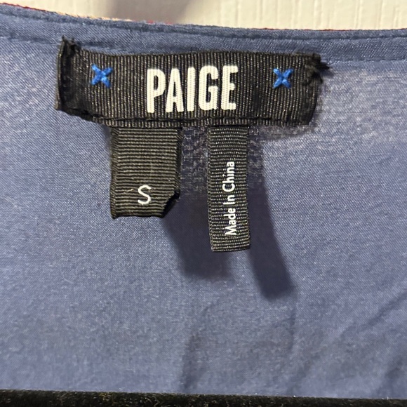 PAIGE Burgundy Floral Long Sleeve Dress-S - Picture 5 of 12